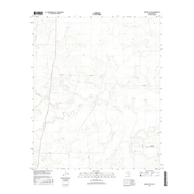 2016 Map of Archer City NE, 2016 Print
