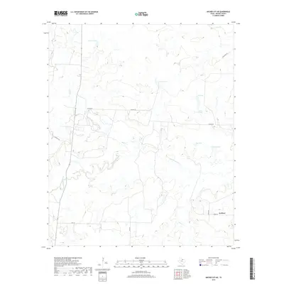 2019 Map of Archer City NE, 2019 Print