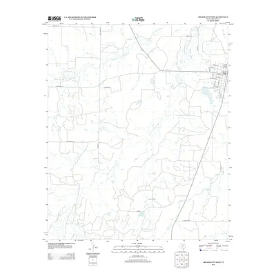 2012 Map of Archer City West, 2012 Print