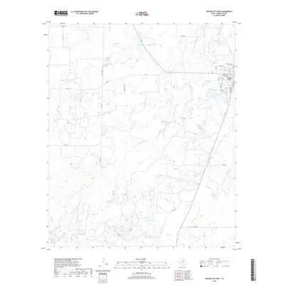 2019 Map of Archer City West, 2019 Print