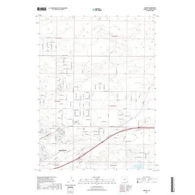 2017 Map of Archer, 2017 Print