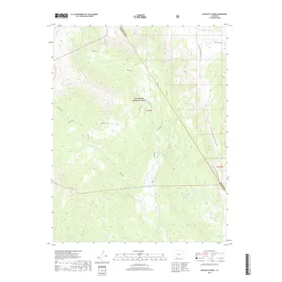 2019 Map of Archuleta Creek, 2019 Print
