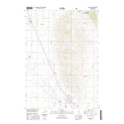 2017 Map of Arco North, 2017 Print