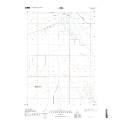 2020 Map of Arco South, 2020 Print