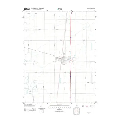 2012 Map of Arcola, 2012 Print