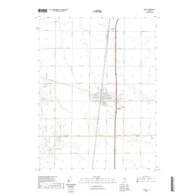 2021 Map of Arcola, 2021 Print