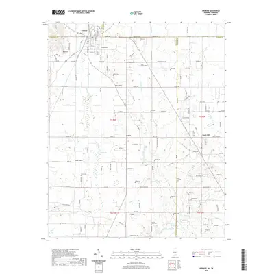 2020 Map of Ardmore, 2020 Print
