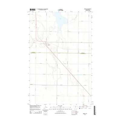 2014 Map of Ardoch, 2014 Print