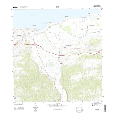 2013 Map of Arecibo, 2013 Print