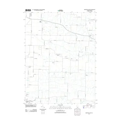 2012 Map of Arenzville East, 2012 Print
