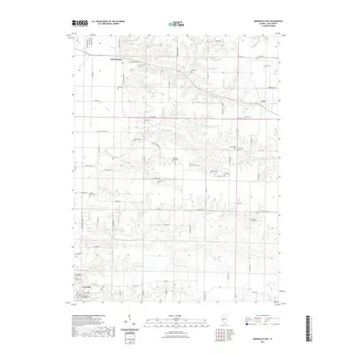 2021 Map of Arenzville East, 2021 Print