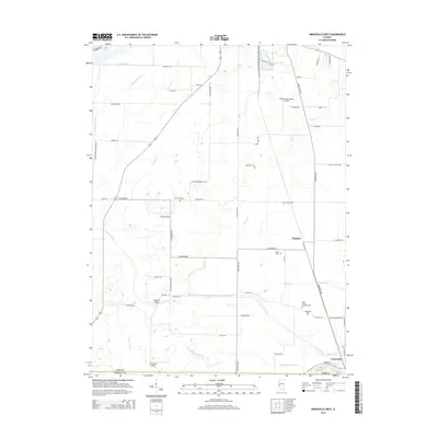 2015 Map of Arenzville West, 2015 Print