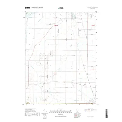 2018 Map of Arenzville West, 2018 Print