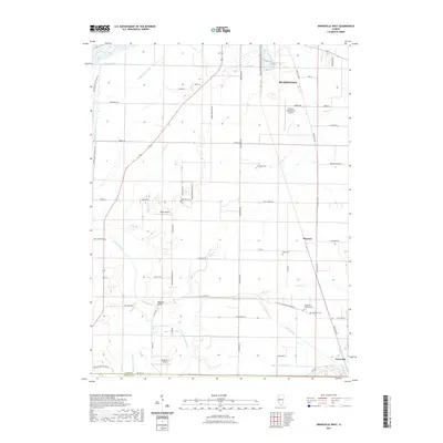2021 Map of Arenzville West, 2021 Print