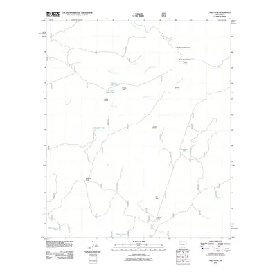 2011 Map of Ares Peak, 2011 Print