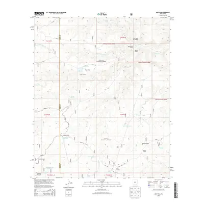 2013 Map of Ares Peak, 2013 Print