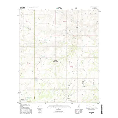 2017 Map of Ares Peak, 2017 Print