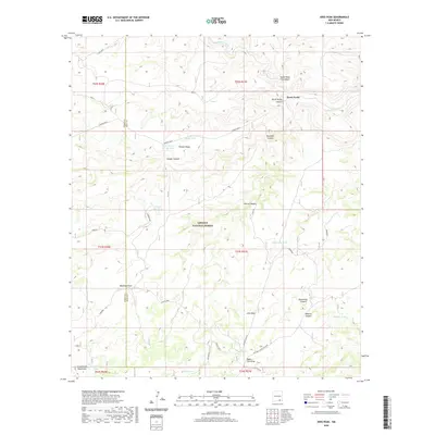 2020 Map of Ares Peak, 2020 Print