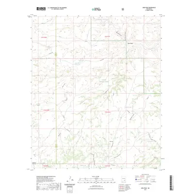 2023 Map of Ares Peak, 2023 Print