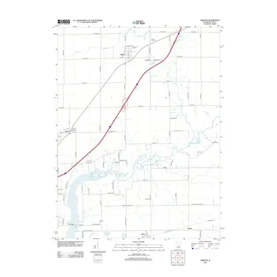 2012 Map of Argenta, 2012 Print
