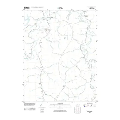 2010 Map of Argillite, 2010 Print