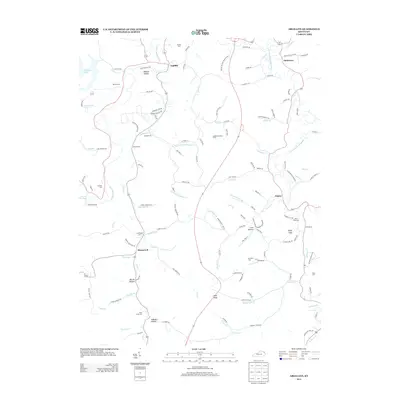 2013 Map of Argillite, 2013 Print