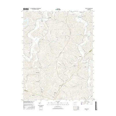 2016 Map of Argillite, 2016 Print