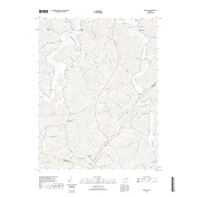 2019 Map of Argillite, 2019 Print
