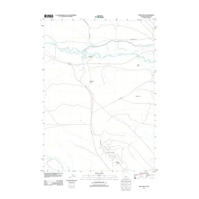 2012 Map of Argo Butte, 2012 Print