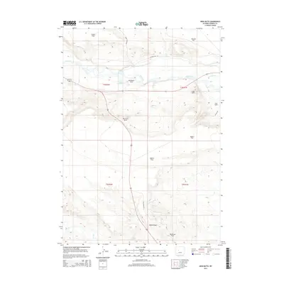 2015 Map of Argo Butte, 2015 Print