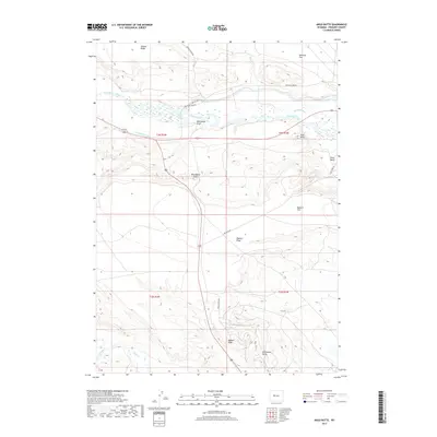2017 Map of Argo Butte, 2017 Print