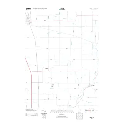 2013 Map of Argos, 2013 Print