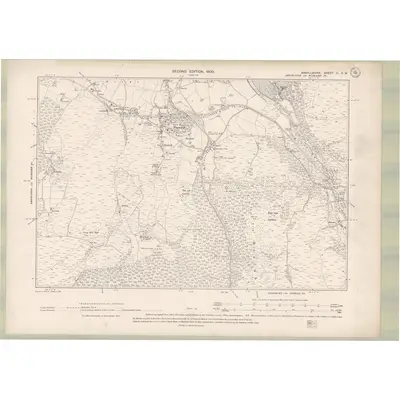1897 Map of Argyll and Bute Sheet C.NW, 1900 Print