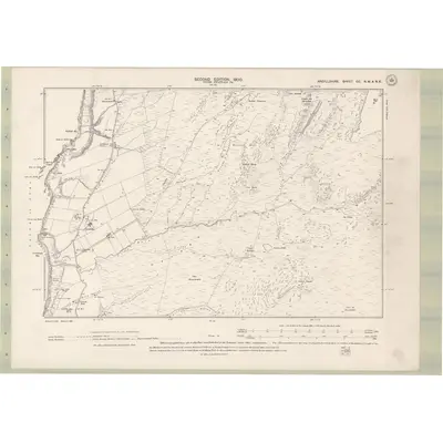 1898 Map of Argyll and Bute Sheet CC.NW & NE, 1900 Print