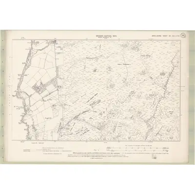 1898 Map of Argyll and Bute Sheet CC.SW & SE, 1900 Print