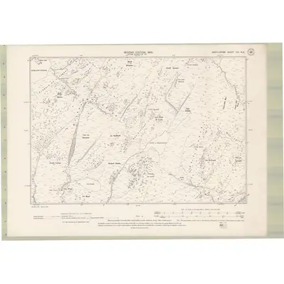 1898 Map of Argyll and Bute Sheet CCI.NW, 1900 Print