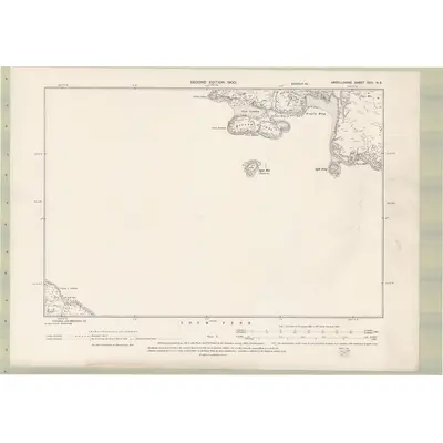 1898 Map of Argyll and Bute Sheet CCII.NE, 1900 Print