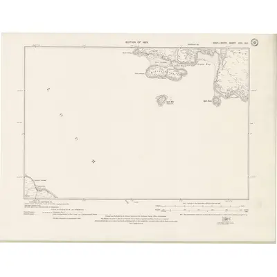 1915 Map of Argyll and Bute Sheet CCII.NE, 1925 Print