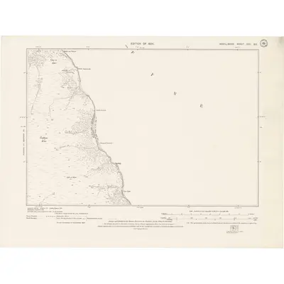 1915 Map of Argyll and Bute Sheet CCII.SE, 1924 Print