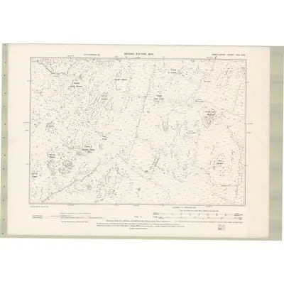 1898 Map of Argyll and Bute Sheet CCII.SW, 1900 Print
