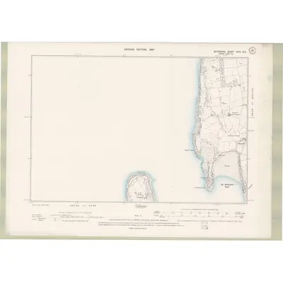 1896 Map of Argyll and Bute Sheet CCIII.SE, 1897 Print