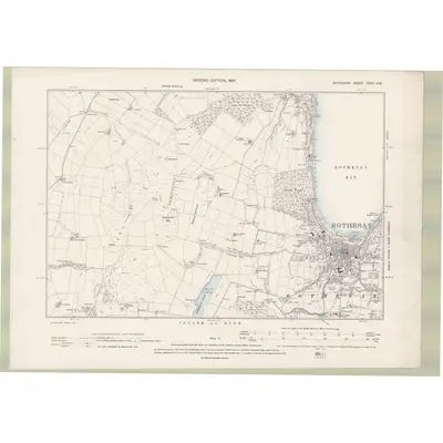 1896 Map of Argyll and Bute Sheet CCIV.NW, 1897 Print