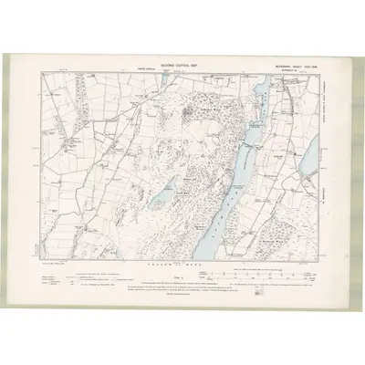 1896 Map of Argyll and Bute Sheet CCIV.SW, 1897 Print