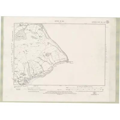 1914 Map of Argyll and Bute Sheet CCL.NW, 1924 Print