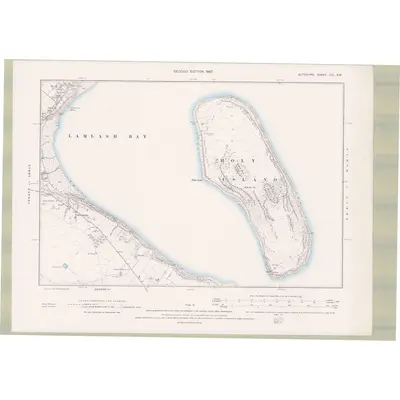 1895 Map of Argyll and Bute Sheet CCL.SW, 1897 Print