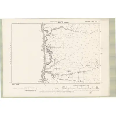 1898 Map of Argyll and Bute Sheet CCLI.NW, 1900 Print