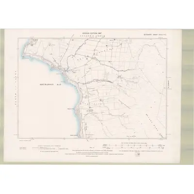 1895 Map of Argyll and Bute Sheet CCLIII.NE, 1897 Print
