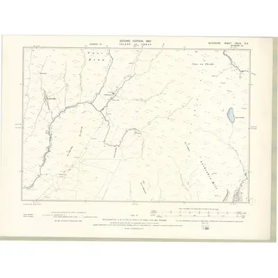 1895 Map of Argyll and Bute Sheet CCLIV.SE, 1897 Print