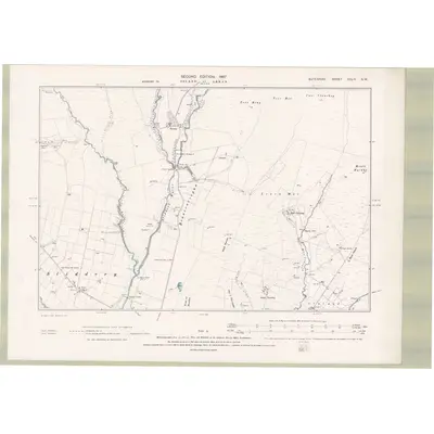 1895 Map of Argyll and Bute Sheet CCLIV.SW, 1897 Print