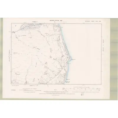 1895 Map of Argyll and Bute Sheet CCLV.SW, 1897 Print